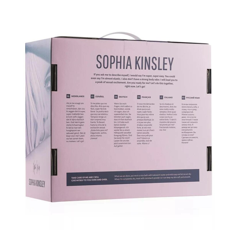 Мастурбатор реалістичний Sophia Kinsley Mega Mastubator з 2 отворами, бежевий - Изображение 5