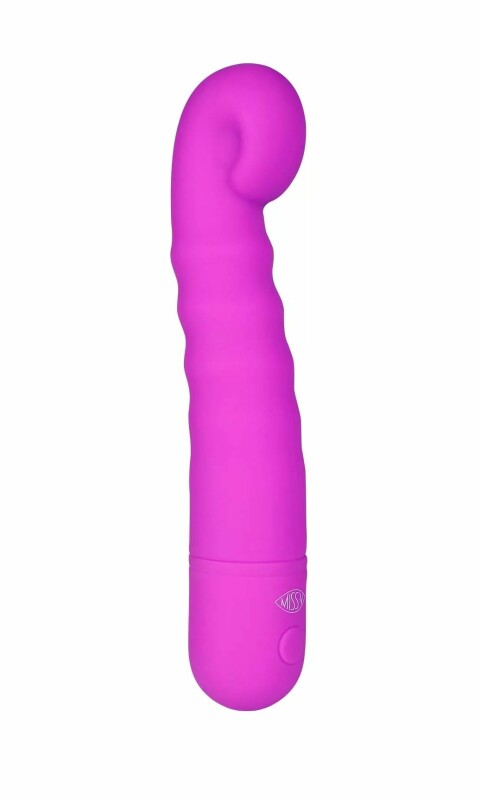 Вібратор для точки G Sugar Miss V, силіконовий, фіолетовий, 18.8 х 3.8 см - Изображение 1