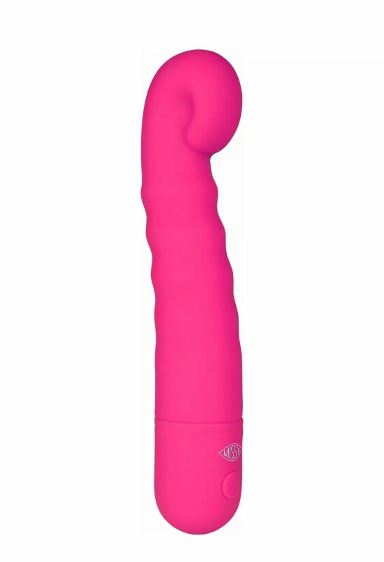 Вібратор для точки G Sugar Miss V, силіконовий, рожевий, 18.8 х 3.8 см - Изображение 1