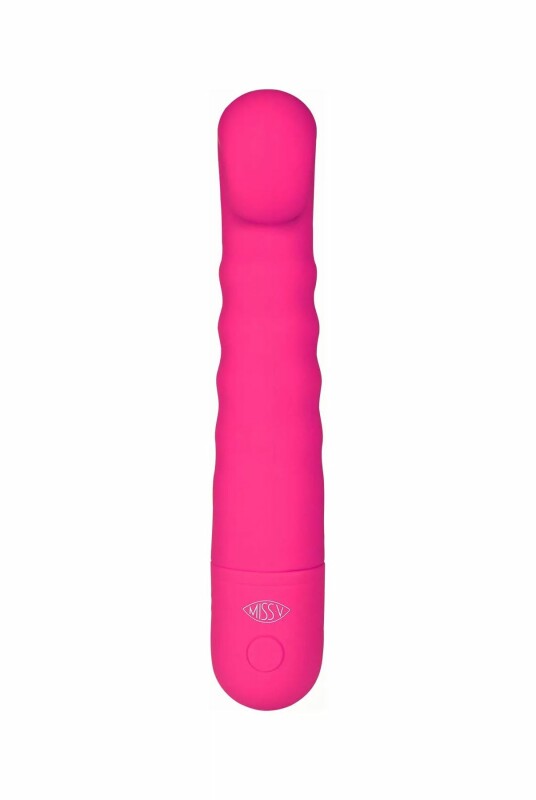 Вібратор для точки G Sugar Miss V, силіконовий, рожевий, 18.8 х 3.8 см - Изображение 2