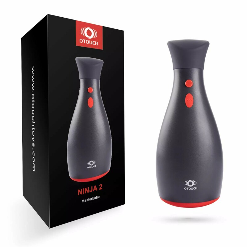 Мастурбатор автоматичний з вібрацією OTOUCH Ninja 2 з функцією надування, 22.7 см - Изображение 2