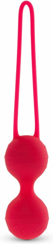 Вагінальні кульки Lusty Lady Cupe, силіконові, рожеві, 2 х 40 г - Зображення 1