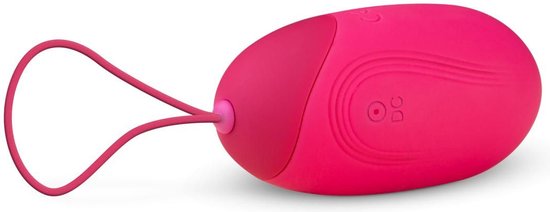 Віброяйце XL Easytoys, з дистанційним пультом, силіконове, рожеве, 8 х 3.8 см - Зображення 3
