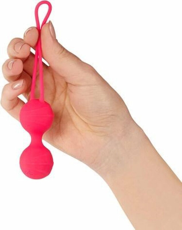 Вагінальні кульки Lusty Lady Cupe, силіконові, рожеві, 2 х 40 г - Зображення 3