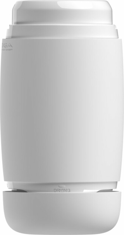 Мастурбатор нереалістичний Tenga Puffy Sugar White, рельєфний, бежевий, 15 х 4.5 см - Изображение 3