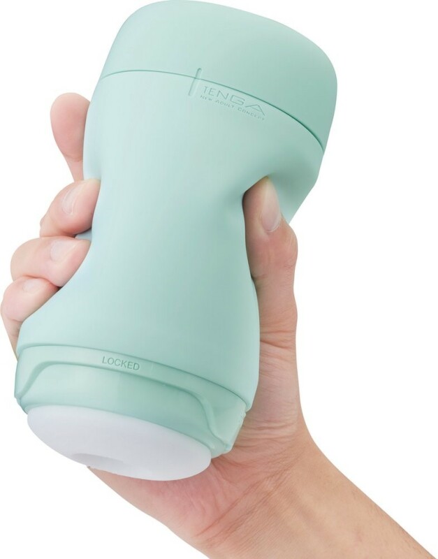 Мастурбатор нереалістичний Tenga Puffy Mint Green, рельєфний, м'ятний, 15 х 4.5 см - Изображение 5