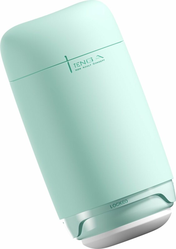 Мастурбатор нереалістичний Tenga Puffy Mint Green, рельєфний, м'ятний, 15 х 4.5 см - Изображение 4