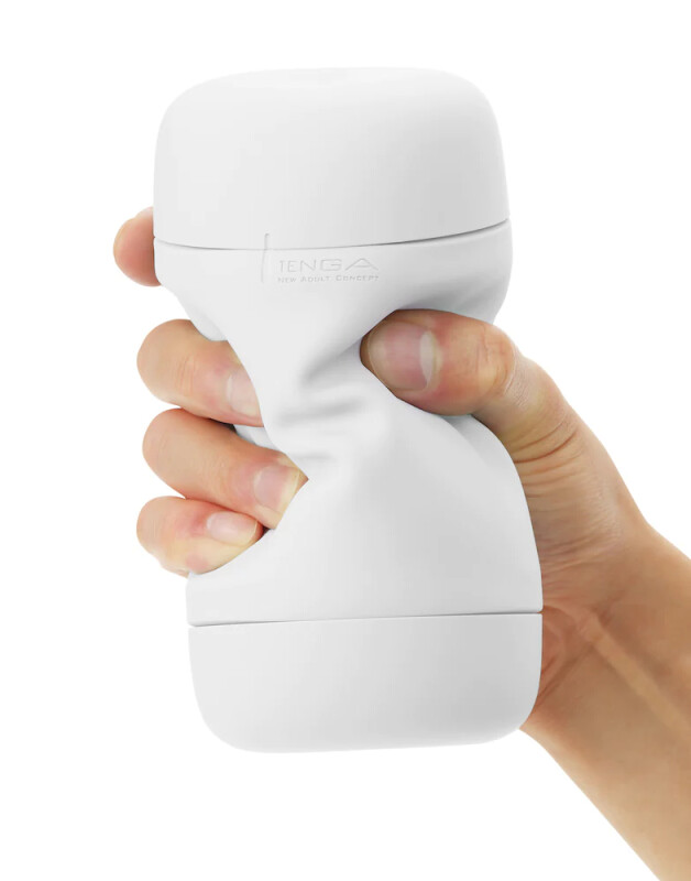 Мастурбатор нереалістичний Tenga Puffy Latte Brown, рельєфний, бежевий, 15 х 4.5 см - Зображення 6
