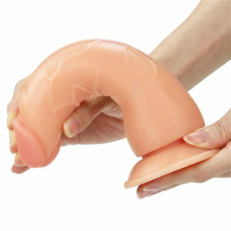 Страпон реалістичний на трусиках Lovetoy, бежевий, 19 х 5 см - Зображення 6