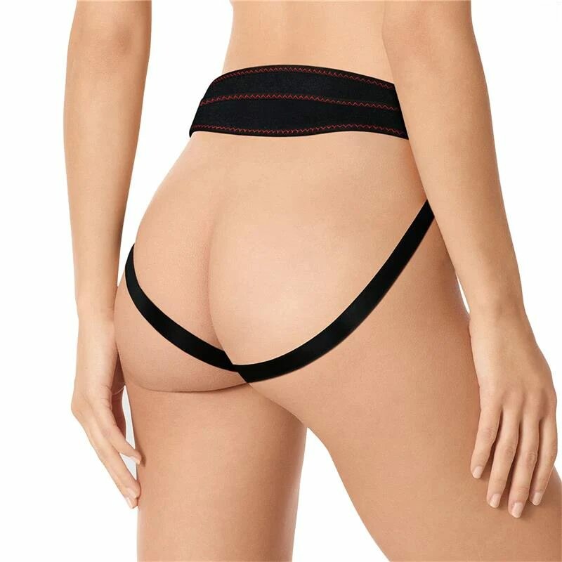 Страпон реалістичний на трусиках Lovetoy, бежевий, 19 х 5 см - Зображення 2