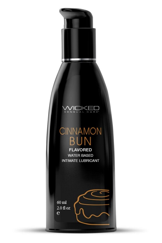 Їстівний лубрикант Wicked Sensual Care зі смаком булочки з корицею, на водній основі, 60 мл