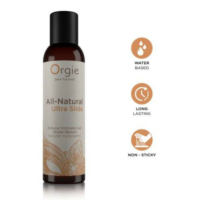 Лубрикант ультраковзаючий Orgie All-Natural на водній основі, 150 мл