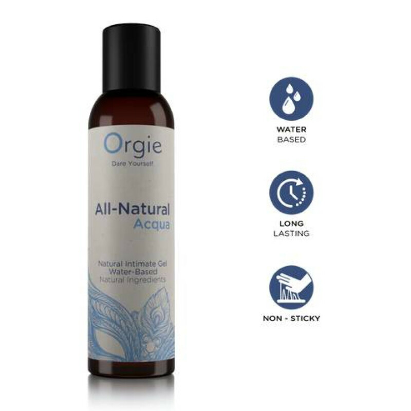 Лубрикант натуральний Orgie All-Natural Acqua на водній основі, 150 мл