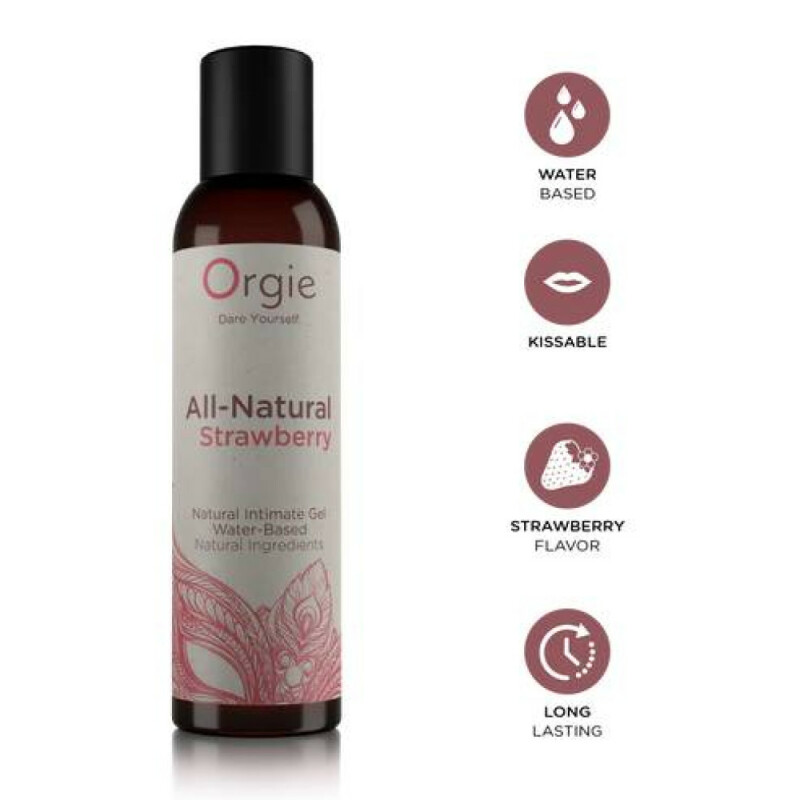 Лубрикант оральний Orgie All Natural зі смаком полуниці, 150 мл