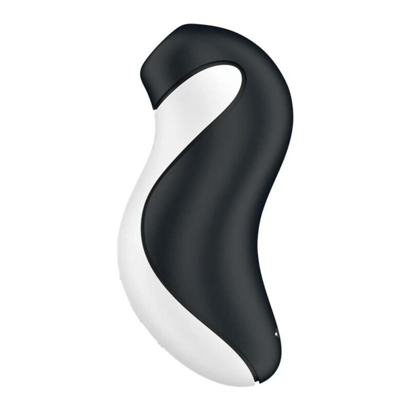 Вакуумний стимулятор клітора Orca чорно-білий, 11. х 5.6 см