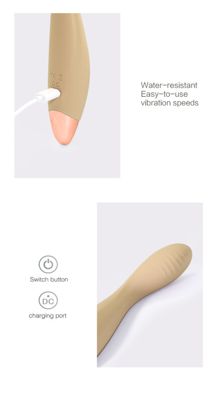 Вібратор для точки G Sweet Em Vibrating Stick зелений, 18.5 х 3 см - Зображення 6