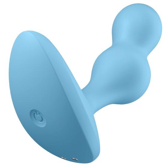 Анальний вібратор Satisfyer Deep Diver з додатком, блакитний, 11.2 х 4.3 см - Изображение 2