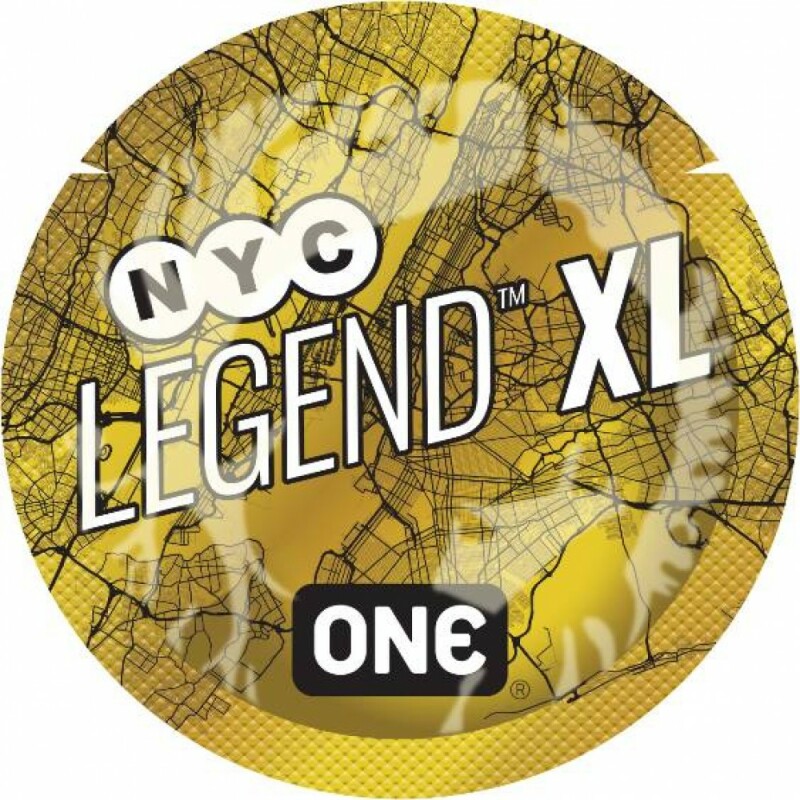 Презерватив One Legend XL, великого розміру, латексний, 1 шт.