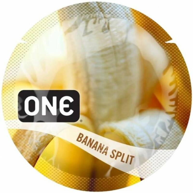 Презерватив оральний One FlavorWaves, зі смаком бананового спліту, 1 шт. - Зображення 3