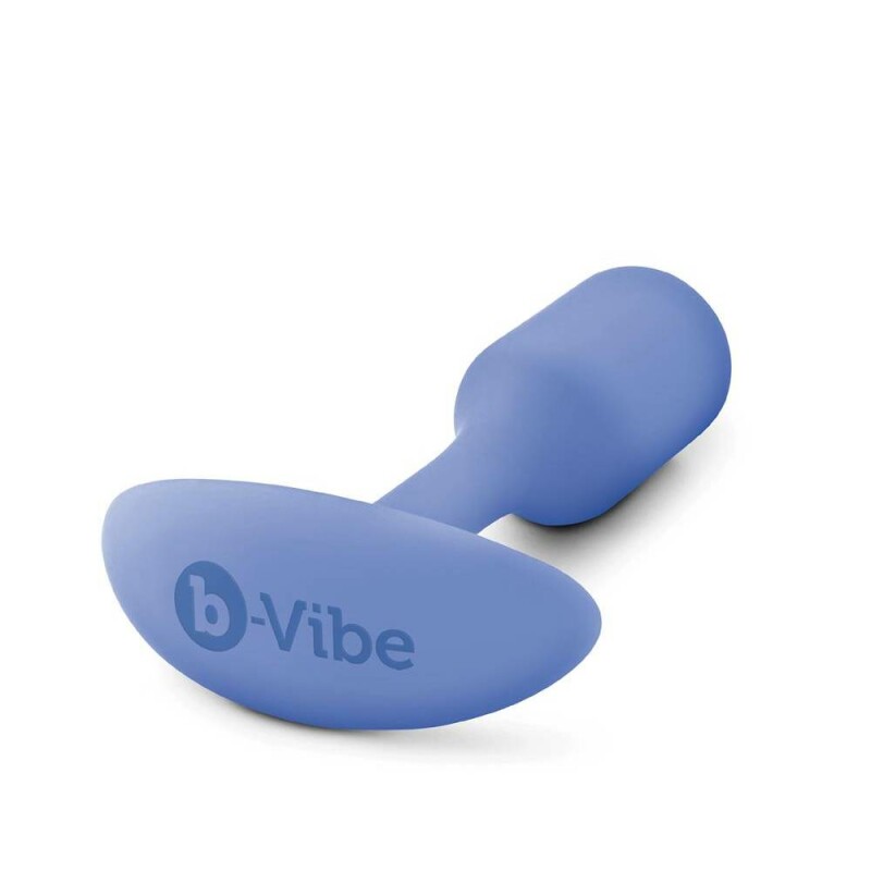 Анальна пробка із зміщеним центром ваги, S, B-vibe Snug Plug 1 лавандова, 8.6 х 2.2 см - Изображение 3