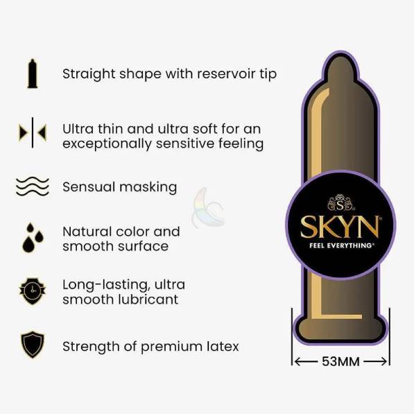 Презерватив SKYN Elite, ультратонкий, безлатексний (полізопрен), 1 шт - Зображення 1