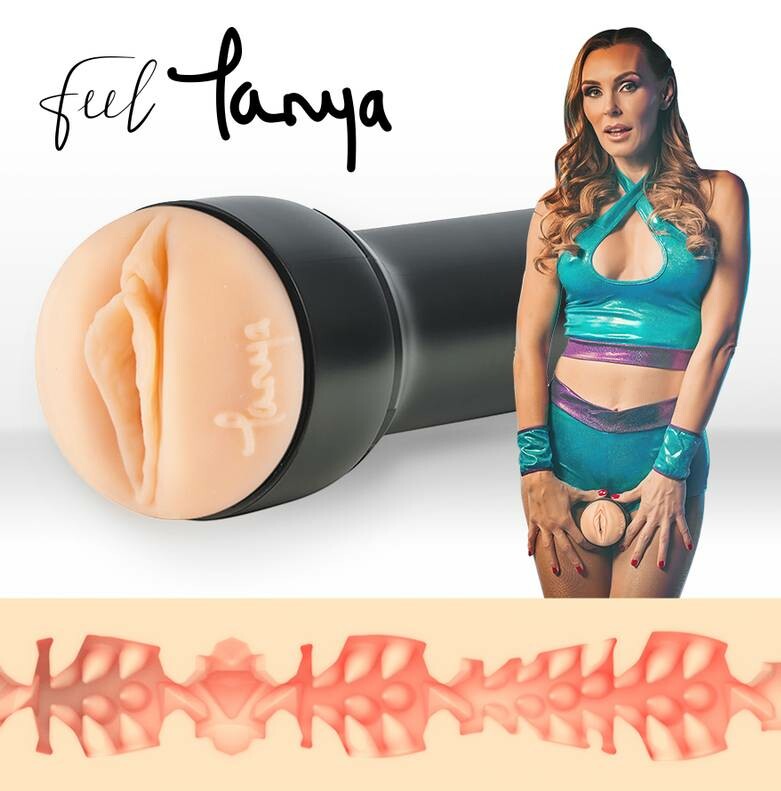 Мастурбатор вагіна реалістичний FeelStars Tanya Tate Kiiroo, кібершкіра, 22 см х 8.4 см - Изображение 8