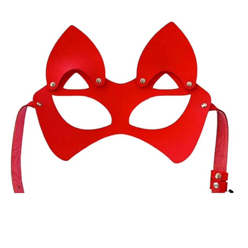 Маска кішки Candy Hero з поліуретану, червона, One Size