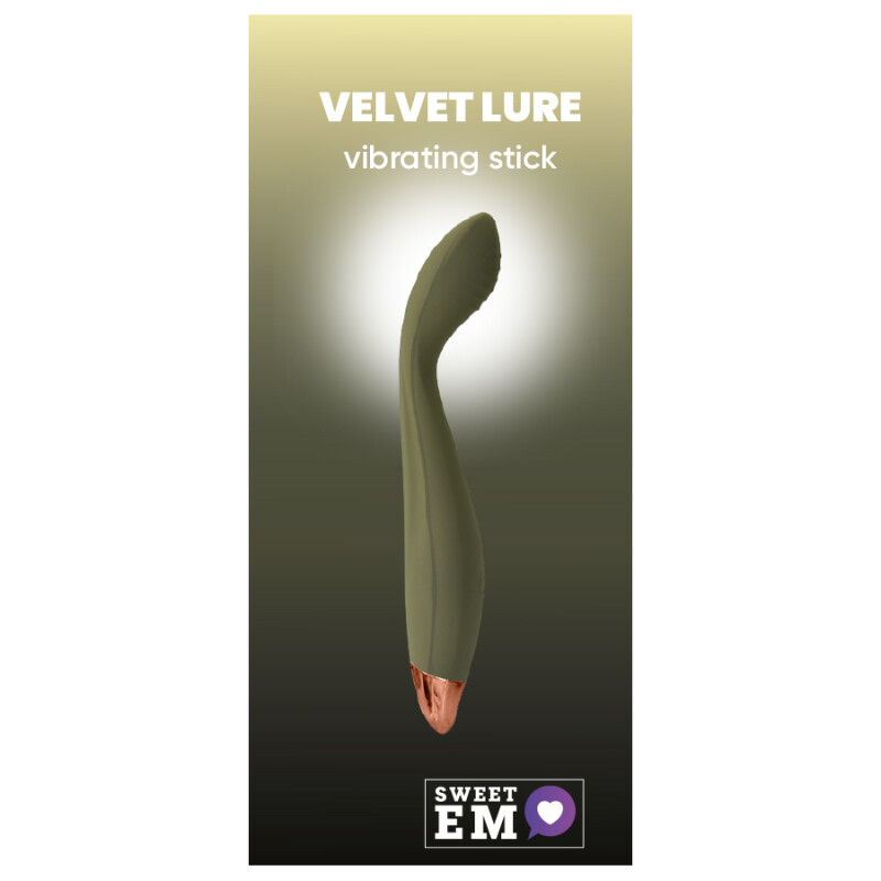 Вібратор для точки G Sweet Em Vibrating Stick зелений, 18.5 х 3 см