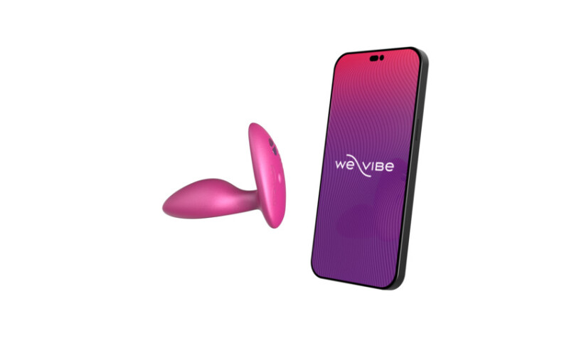 Анальна пробка з вібрацією We-Vibe Ditto+ Cosmic Pink з пультом і керуванням з телефону, рожевий - Зображення 2