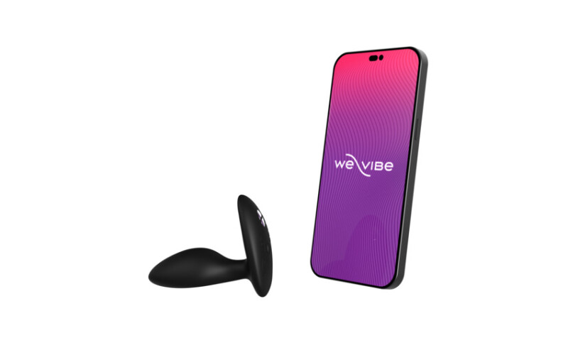 Анальна пробка з вібрацією We-Vibe Ditto+ Satin Black (Вівайб) з пультом і керуванням з телефону, чорна - Изображение 2