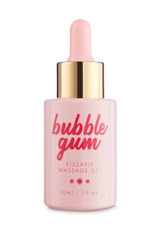Набір для масажу та орального сексу Bubblegum від Bijoux Indiscrets, з ароматом і смаком жувальної гумки, 3 предмети - Зображення 4