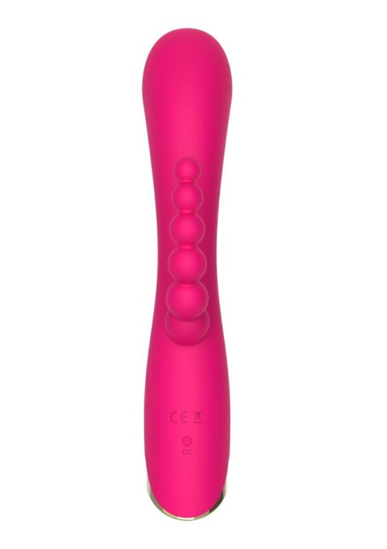 Вібратор-кролик рельєфний з ялинкою Aphrodite Toy Joy рожевий, 21 х 3.7 см - Изображение 7