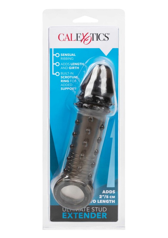 Насадка на пеніс подовжуюча +5 см Ultimate Stud Extender рельєфна, 16 x 4.5 см - Изображение 1