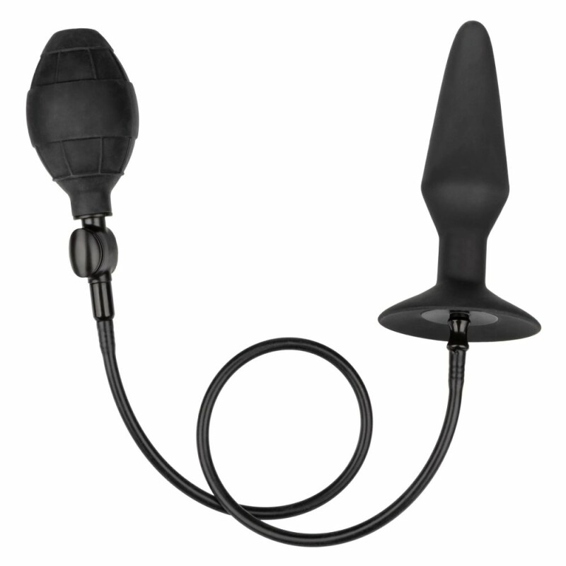 Анальна пробка з накачуванням L CalExotics Silicone Inflatable Plug, 14 x 1.7-3.9 см - Зображення 1