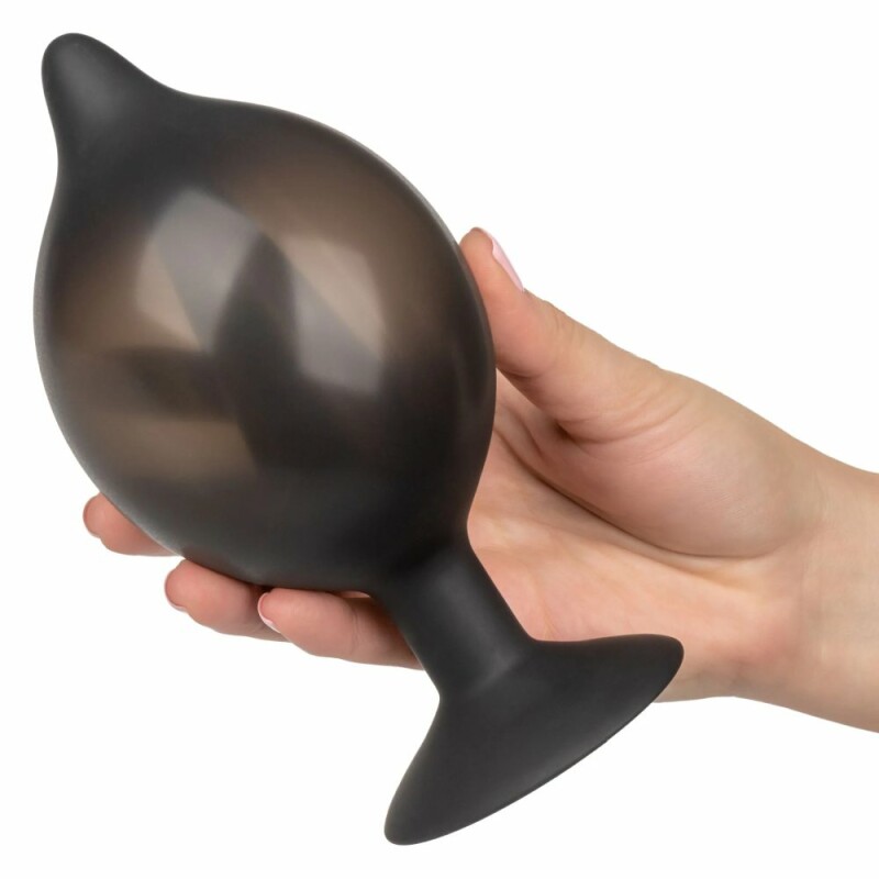 Анальна пробка з накачуванням L CalExotics Silicone Inflatable Plug, 14 x 1.7-3.9 см - Зображення 2
