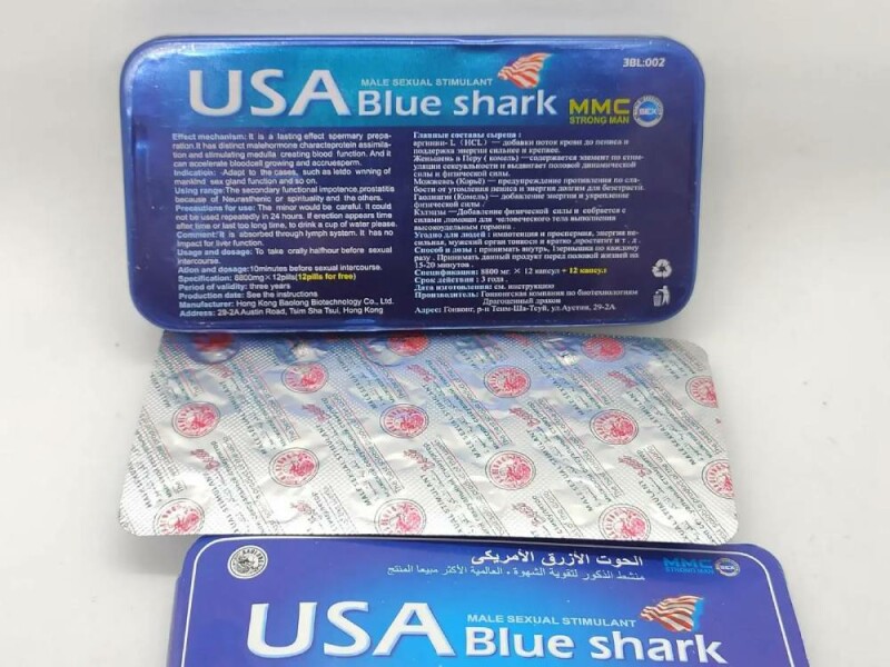 Збудник для чоловіків USA Blue Shark 24 шт - Зображення 2