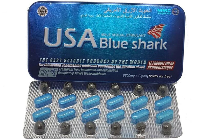 Збудник для чоловіків USA Blue Shark 24 шт - Зображення 1