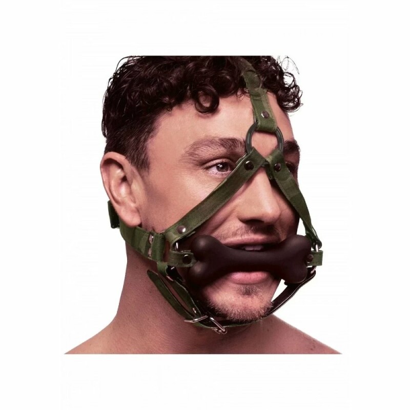 Кляп-кістка COLT Camo Bone Gag з ремінцями - Зображення 2