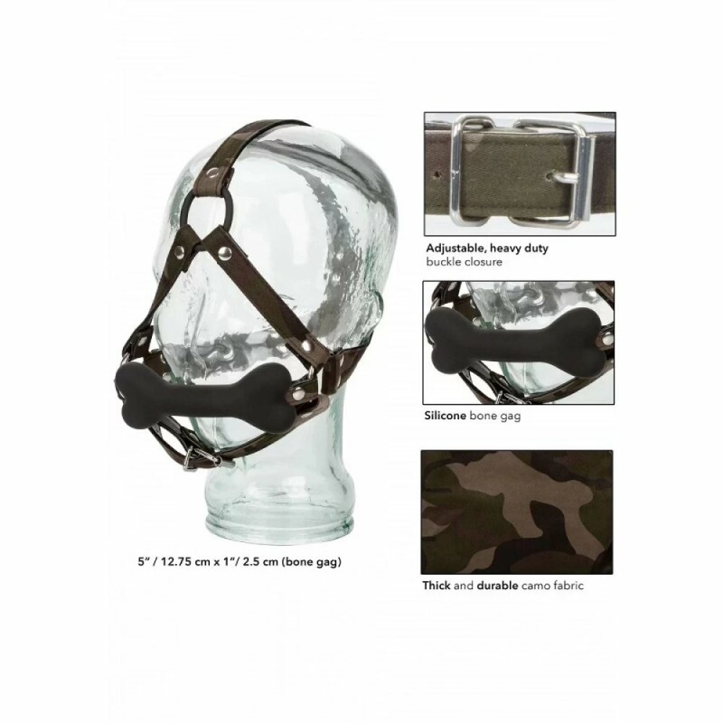 Кляп-кістка COLT Camo Bone Gag з ремінцями - Зображення 3