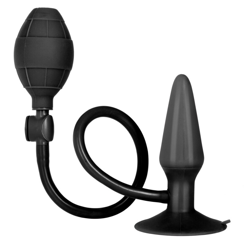 Анальна пробка з накачуванням CalExotics чорна, 9.5 х 3.2 см