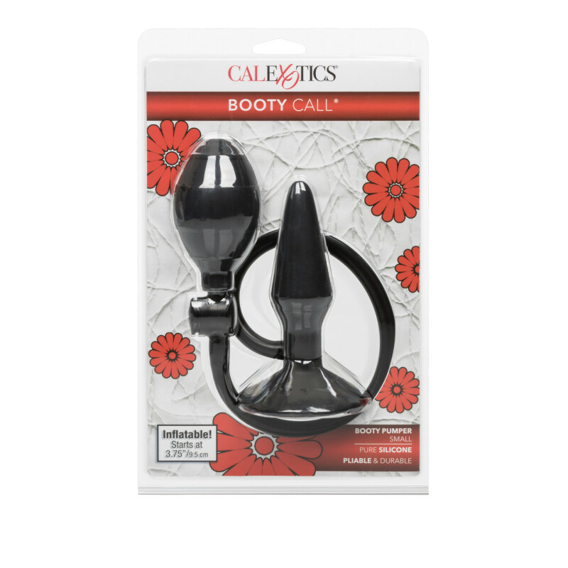 Анальна пробка з накачуванням CalExotics чорна, 9.5 х 3.2 см - Зображення 1