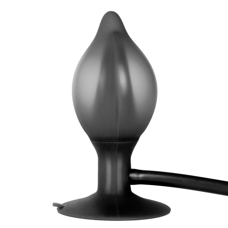 Анальна пробка з накачуванням CalExotics чорна, 9.5 х 3.2 см - Зображення 4