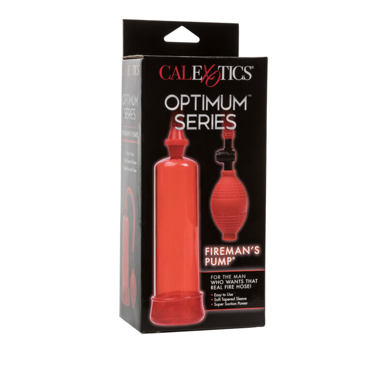 Вакуумна помпа механічна Fireman's CalExotics, червона, 19 х 5.7 см - Зображення 1