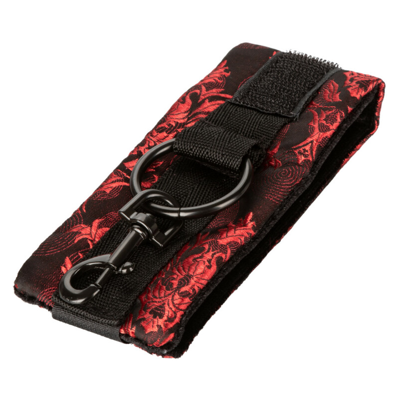 Наручники на липучках Scandal CalExotics, червоно-чорні - Зображення 6