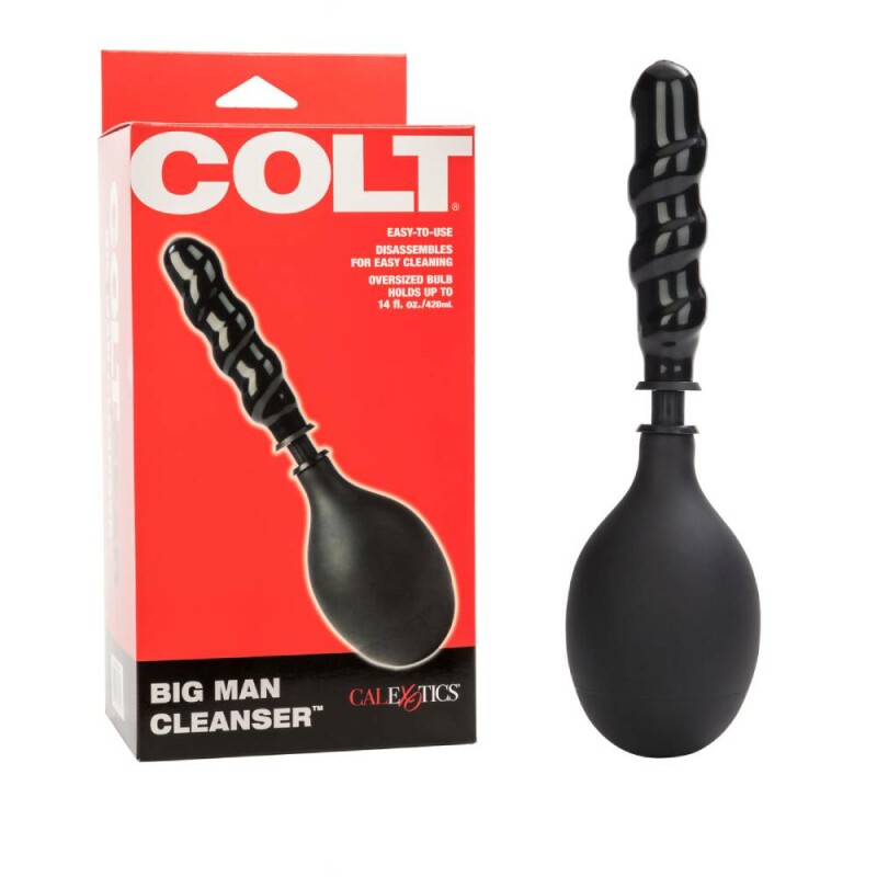 Анальний душ COLT Big Man Cleanser чорний, 30 см