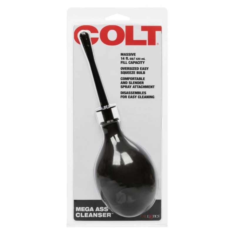 Анальний душ COLT Mega Ass Cleanser чорний, 15.2 х 1.25 см - Зображення 6