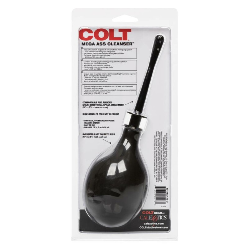 Анальний душ COLT Mega Ass Cleanser чорний, 15.2 х 1.25 см - Зображення 7