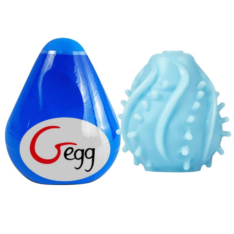 Мастурбатор нереалістичний Gvibe Gegg, блакитний, 6.5 х 5 см - Зображення 3