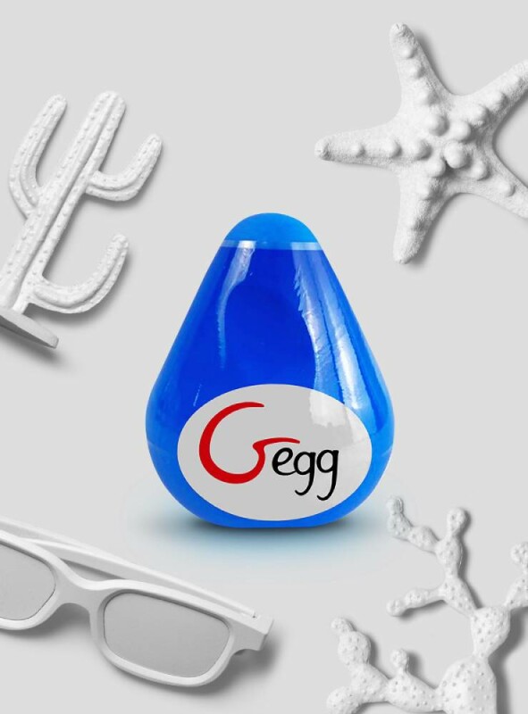 Мастурбатор нереалістичний Gvibe Gegg, блакитний, 6.5 х 5 см - Зображення 8