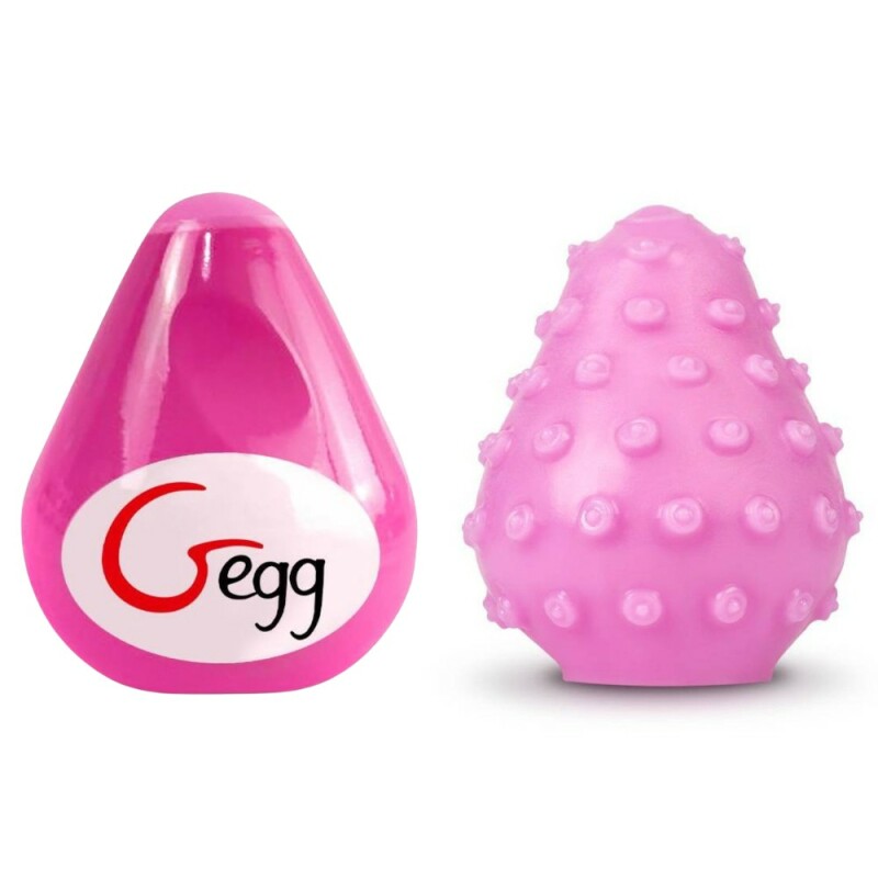 Мастурбатор нереалістичний Gvibe Gegg, рожевий, 6.5 х 5 см - Изображение 4
